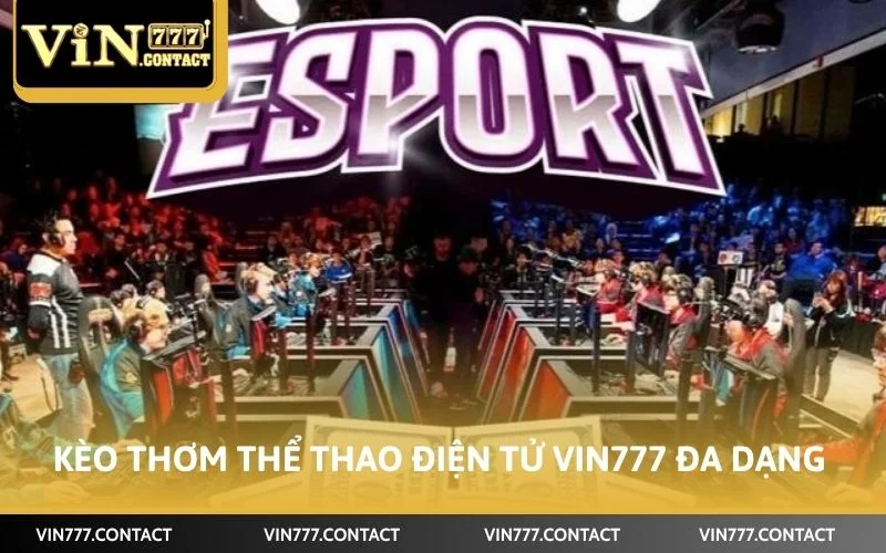 Kèo thơm ở sảnh thể thao điện tử VIN777 vô cùng đa dạng